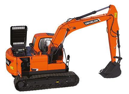 Excavadora Develon DX140LCA – 14 Toneladas  Rendimiento Compacto y Potente para Obras Urban