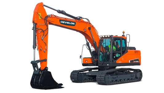 Excavadora Develon DX180LC 18 Toneladas  Potencia y Precisión para Grandes Proyectos