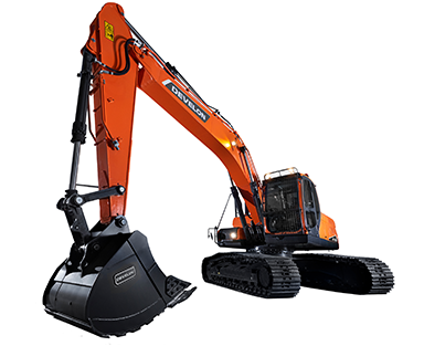 Excavadora Develon DX200-3B 20.47 Toneladas  Potencia y Precisión sobre Orugas