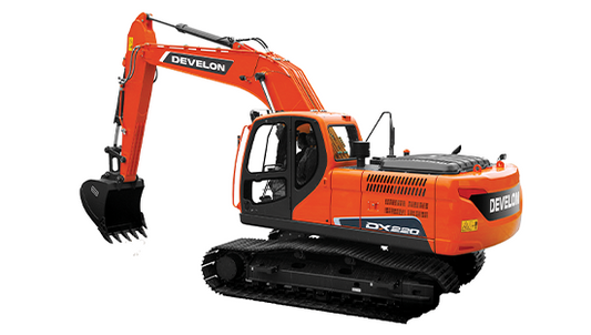 Excavadora Develon DX220LCA-2  20.8 Toneladas  Potencia, Precisión y Rendimiento
