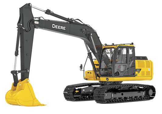 Excavadora John Deere 200G Potencia, Precisión y Eficiencia para Obras de Alto Rendimiento