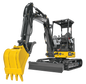 Excavadora John Deere 35P Tier  Compacta, Potente y Versátil