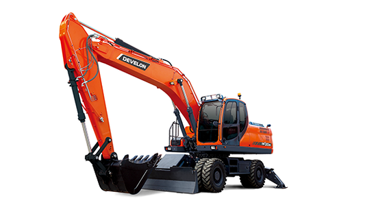 Excavadora Sobre Ruedas DEVELON DX210WA 20.8 Toneladas , Potencia, Precisión y Movilidad