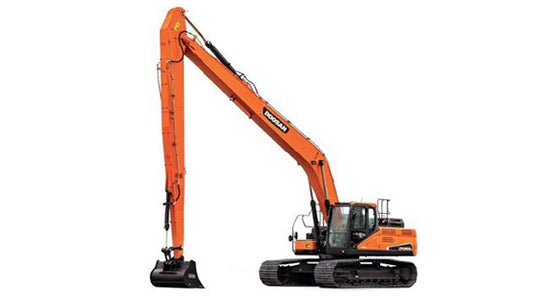 Excavadora de Largo Alcance DEVELON DX225LCA-SLR 23.2 Toneladas — Precisión Extrema en Excavación Profunda
