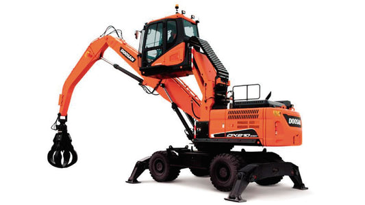 Excavadora para Chatarra DEVELON DX210W(A)-MH 21 Toneladas — Dominio Total en Manejo de Materiales