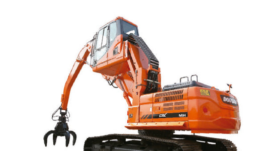 Excavadora para Chatarra DEVELON DX520LC-MH 52 Toneladas — Dominio Total en Manipulación Pesada