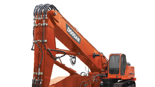 Excavadora para Demolición DEVELON DX520-DM 52 Toneladas — Máxima Potencia para Demoliciones Extensas