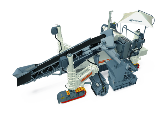 Extendedora de concreto SP 15(i) Wirtgen – Flexibilidad y precisión en pavimentación lateral