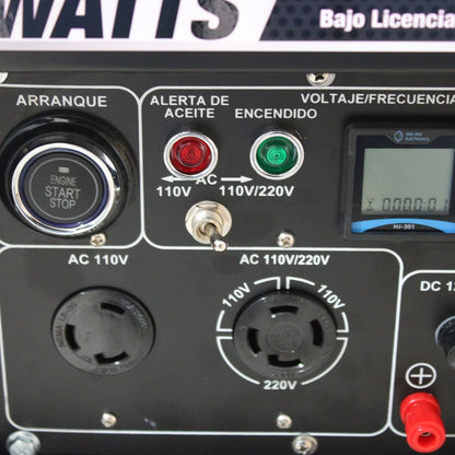 Generador Electrico Profesional a Diésel 6000 Watts Motor 10 Hp Monofásico 110/220V – Hyed600xt