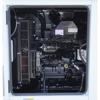 Generador Estacionario Planta de Emergencia 50kw 63kva Motor Cummins a Diesel Tablero de Transferencia ATS Trifasico 220v Hyundai HYEGE50CUM