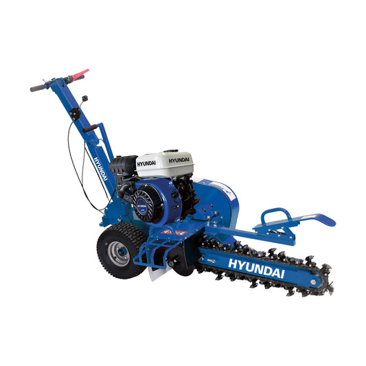 Zanjadora A Gasolina Motor De 6.7Hp Ancho De Zanja 100MM Profundidad De Zanja 150/250/340/450MM HYUNDAI HYTR67XT