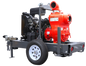 Bomba Tragasolidos de 6 x 6" MULTIQUIP con Motor a Diesel Perkins de 55 HP Paso de Solidos de 3" MQ600TPN-TRLB