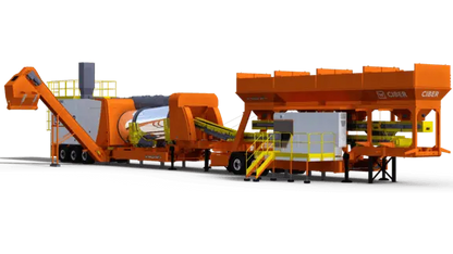 Planta de Asfalto iNOVA 1500 C  Producción Continua y Alta Calidad, Equipo Movil