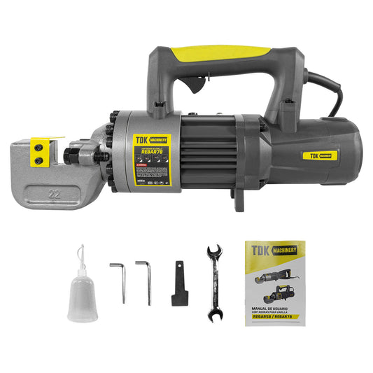 Cortadora De Varilla Hasta 22mm Portatil Profesional Tdk Machinery Motor Electrico 1,150 Watts 110V – Rebar78