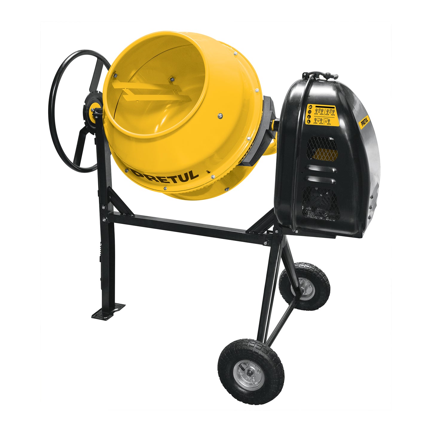 Revolvedora Para Concreto 1/2 Medio Saco Motor a Gasolina 160 Litros  PRETUL RECE-160P 28147