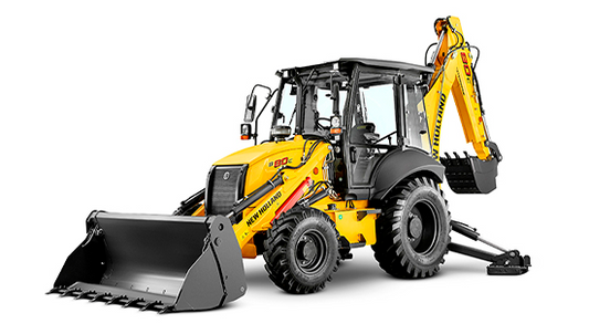 Retroexcavadora New Holland B80C  Potencia 94 HP, precisión y rendimiento para obra pesada