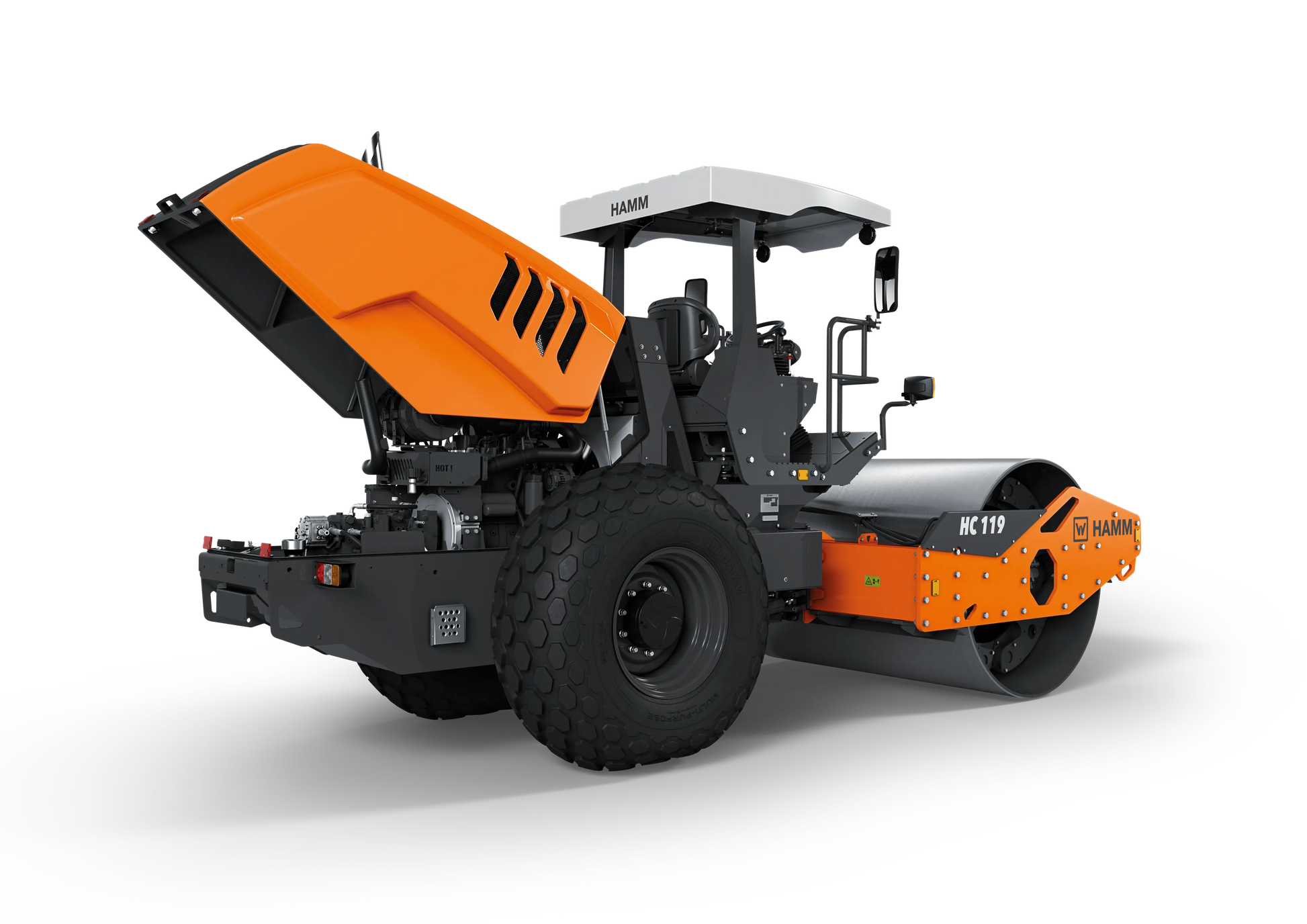 Rodillo Compactador 11.7 Toneladas Motor Cummins   Hamm HC 119 – Potencia, Estabilidad