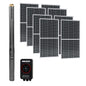 Bomba de Agua Sumergible Solar  5 hp Con 8 Paneles Solares Y Caja De Control Inverter  Uso Profesional Hyundai – Sun500x