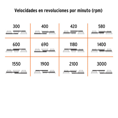 Taladro de piso 17"  1.5 HP 1200 W Con Broquero 5/8" Monofasico 120V Truper TAPI-17  16182