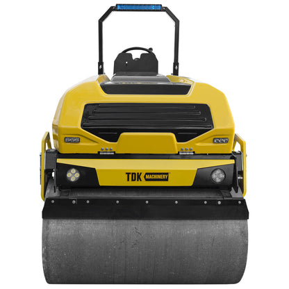 Rodillo Vibratorio Doble Profesional 3 Toneladas Tdk Machinery Con Operador Hombre a Bordo Motor a Diesel 35.5 Hp – TDKR2700