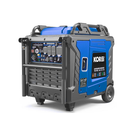 Generador Inverter Profesional 10000 Watts 3 En 1  Korei Gasolina / Gas LP / Gas Natural monofasico 110v/220v – Titan10500i
