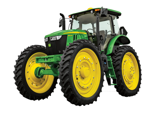 Tractor 120 HP John Deere 6120EH Motor Alto Despeje Especializado en Cultivos en Camas Al