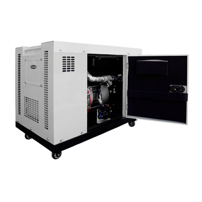 Generador Estacionario a Diesel 9.8 Kw 110v/220v Monofasico Silencioso Profesional Hyundai – Ultra100
