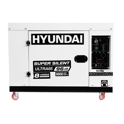 Generador Estacionario a Diesel 8.8 Kw 110v/220v Monofasico Silencioso Profesional Hyundai – Ultra85
