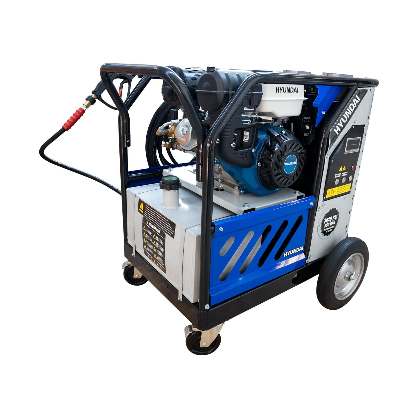 Hidrolavadora Profesional Para Agua Caliente 3620 Psi 250 Bar Hyundai Motor A Gasolina 15.3 Hp  – Vulkan-hy15