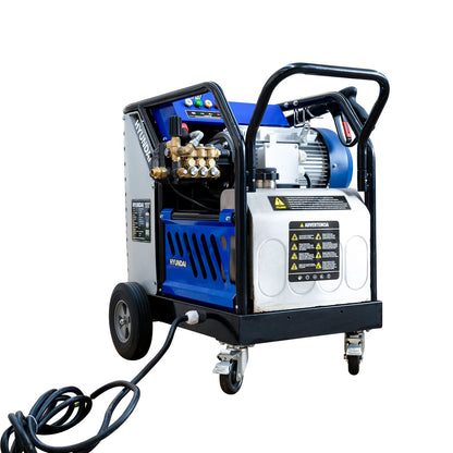 Hidrolavadora Profesional Para Agua Caliente 3600 Psi 250 Bar Hyundai Motor Electrico Trifasico 10 Hp  – VULKAN-KR10E