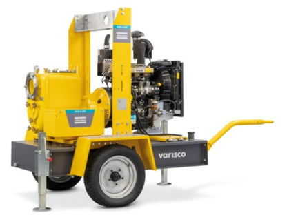 Motobomba Tragasólidos ATLAS COPCO VAR6-250 | 6x6", Motor a Diesel, Paso de Sólidos 3"