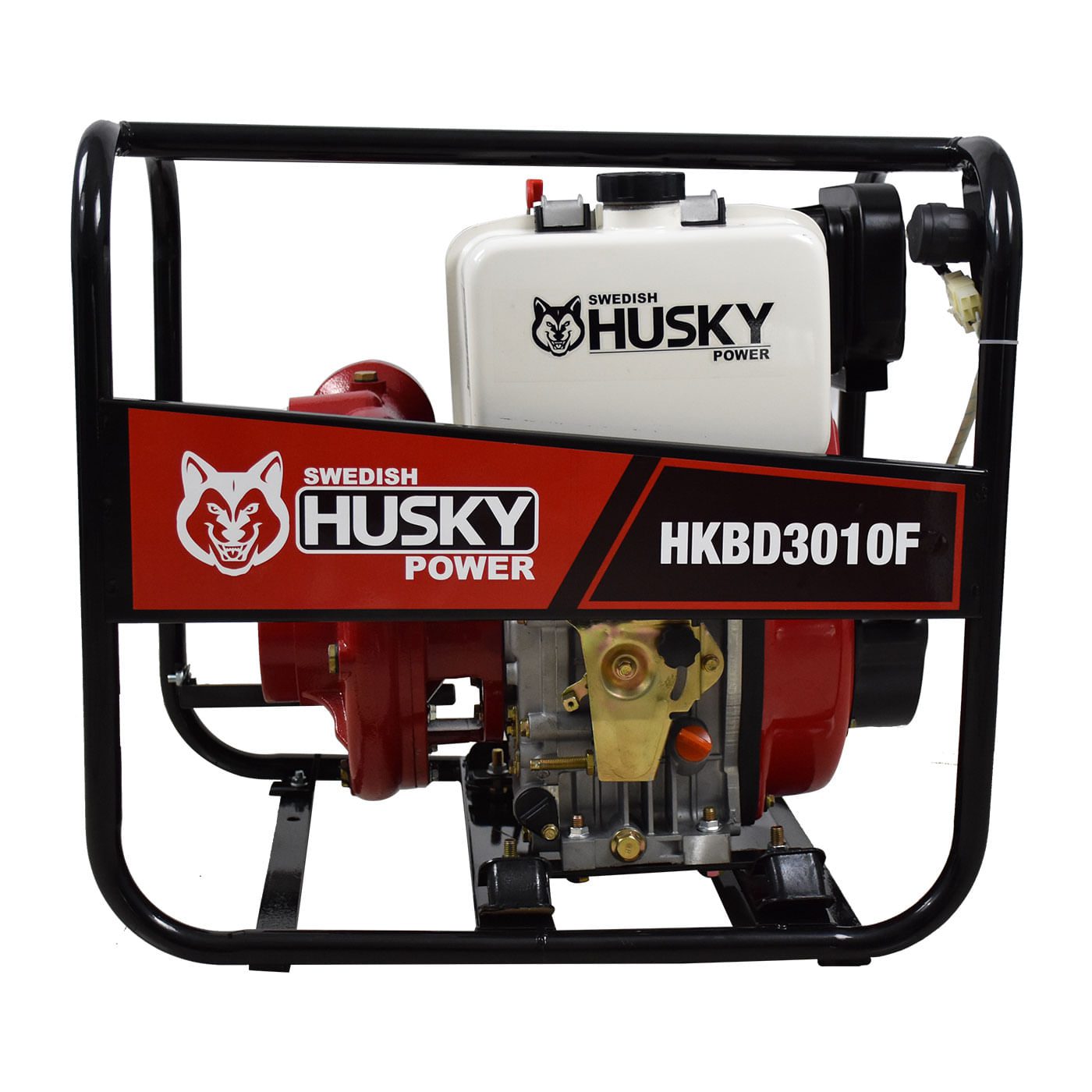 Motobomba De Agua a Diésel 3 x 3 pulgadas Motor 10 hp De Alta Presión Swedish Husky Power C/arranque Eléctrico 4 Tiempos – Hkbd3010f