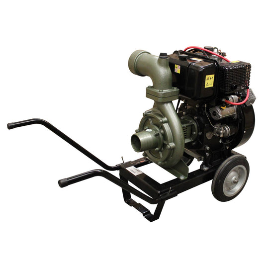 Motobomba De Agua 4X4 Pulgadas a Diesel 17 hp de Alta Presión Swedish Husky Power C/arranque Eléctrico 4 Tiempos – Rbl4417