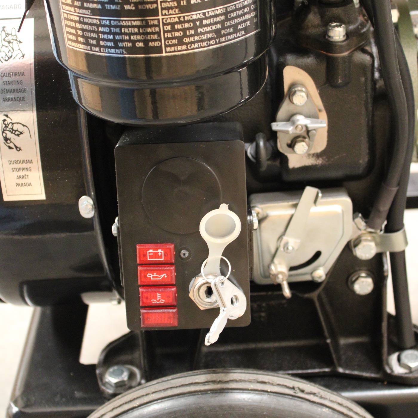 Motobomba De Agua 4X4 Pulgadas a Diesel 17 hp de Alta Presión Swedish Husky Power C/arranque Eléctrico 4 Tiempos – Rbl4417