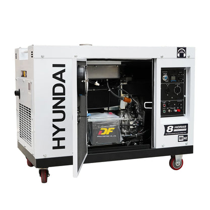 Generador Estacionario a Diesel 7.3 Kw 110v/220v Monofasico Silencioso Profesional Hyundai – Ultra70
