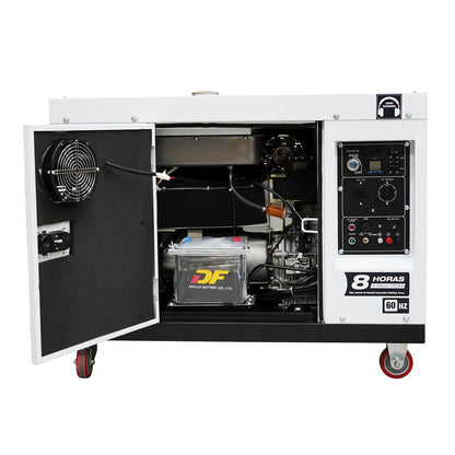 Generador Estacionario a Diesel 7.3 Kw 110v/220v Monofasico Silencioso Profesional Hyundai – Ultra70
