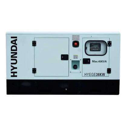 Generador Estacionario Planta de Emergencia 36kw 45kva Motor a Diesel Tablero de Transferencia ATS Trifasico 220v Hyundai HYEGE36KW