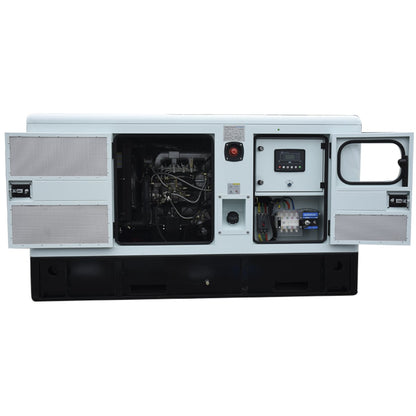 Generador Estacionario Planta de Emergencia 36kw 45kva Motor a Diesel Tablero de Transferencia ATS Trifasico 220v Hyundai HYEGE36KW