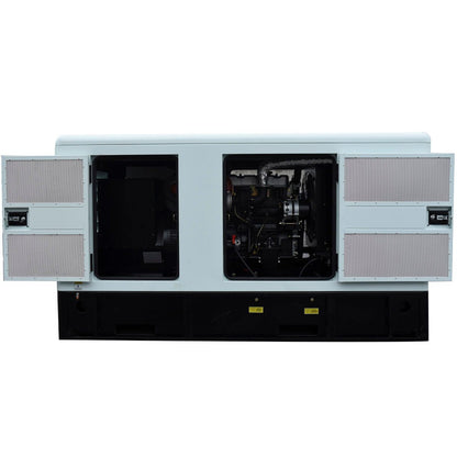 Generador Estacionario Planta de Emergencia 36kw 45kva Motor a Diesel Tablero de Transferencia ATS Trifasico 220v Hyundai HYEGE36KW