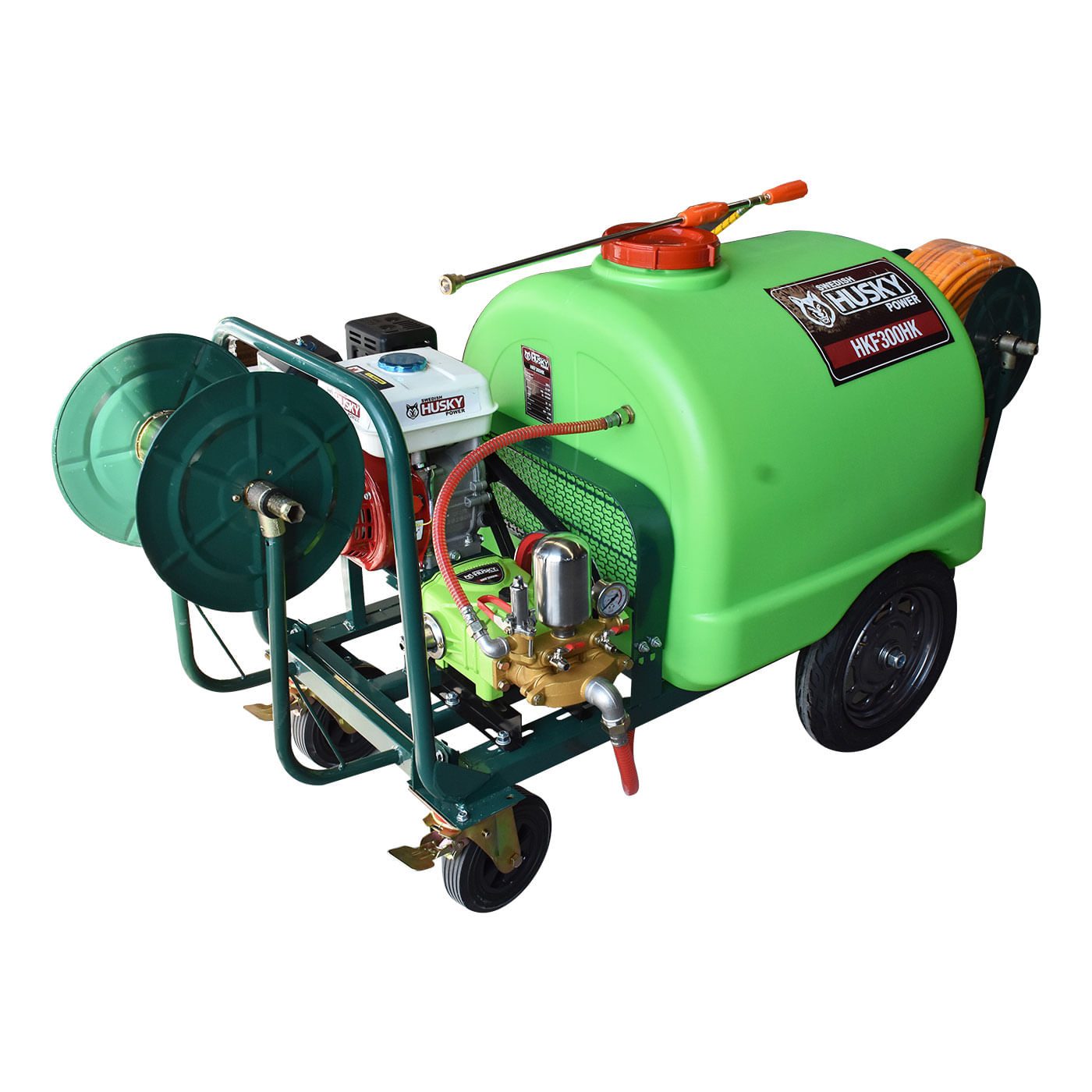 Fumigadora Parihuela Con Tanque 300 Litros Swedish Husky Power C/base Motor 6.5 Hp – Hkf300hk