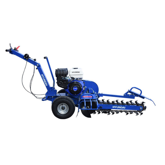 MAQUINA ZANJADORA CON MOTOR A GASOLINA DE 15HP HYUNDAI HYTR150XT