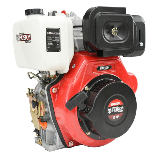 Motor A Diésel 10 HP Swedish Husky Power Con Arranque Eléctrico – Hkd100
