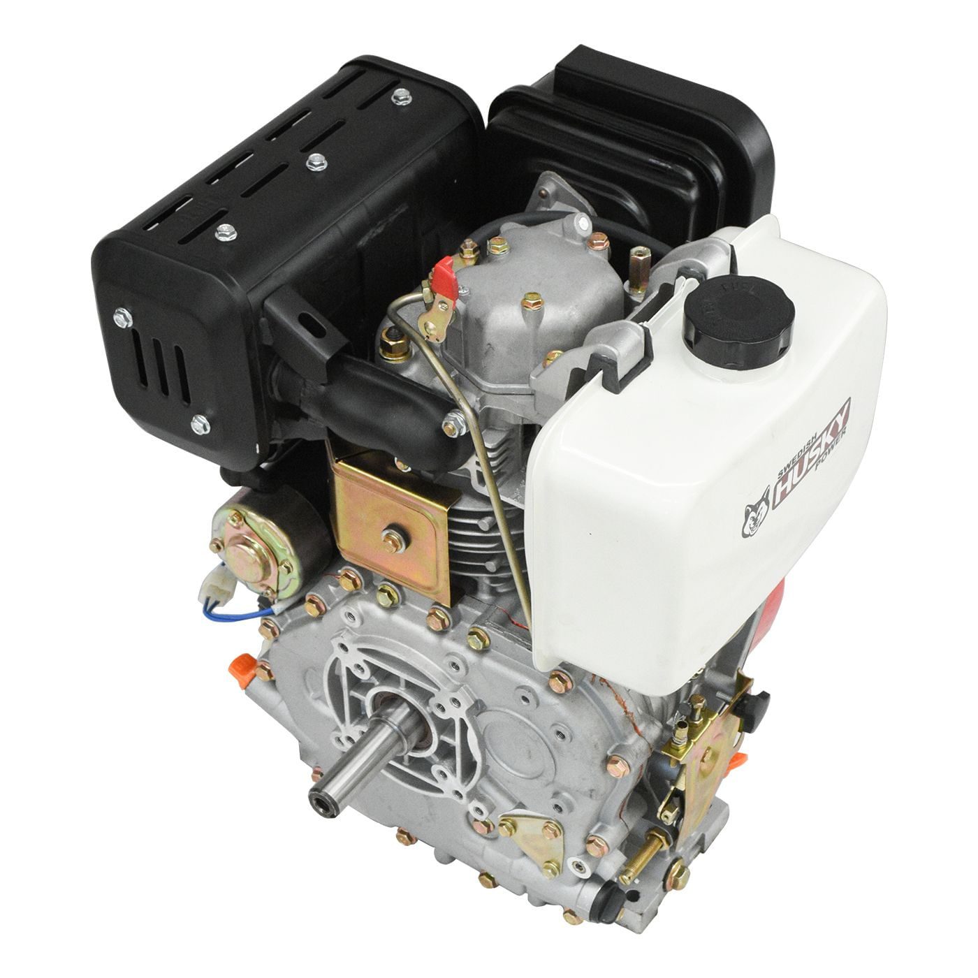 Motor A Diésel 10 HP Swedish Husky Power Con Arranque Eléctrico – Hkd100
