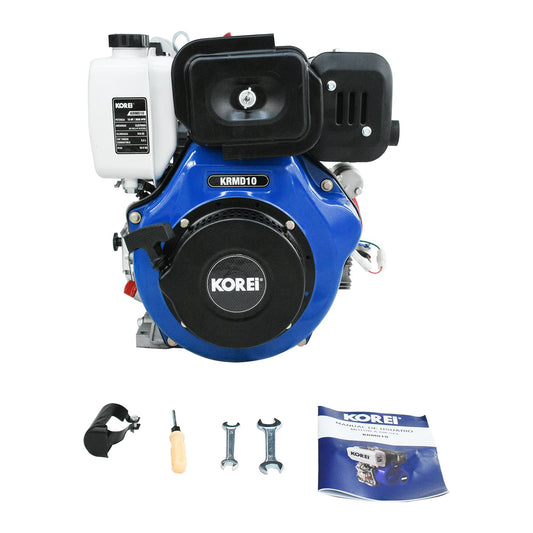 Motor A Diésel 10 HP Korei Con Arranque Eléctrico – KRMD14