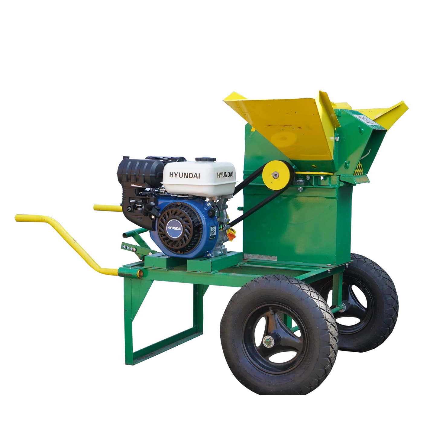 Picadora Cortadora De Forraje Base Cuadrada Con motor Hyundai 9.3 Hp – Rkp2100b-hy93