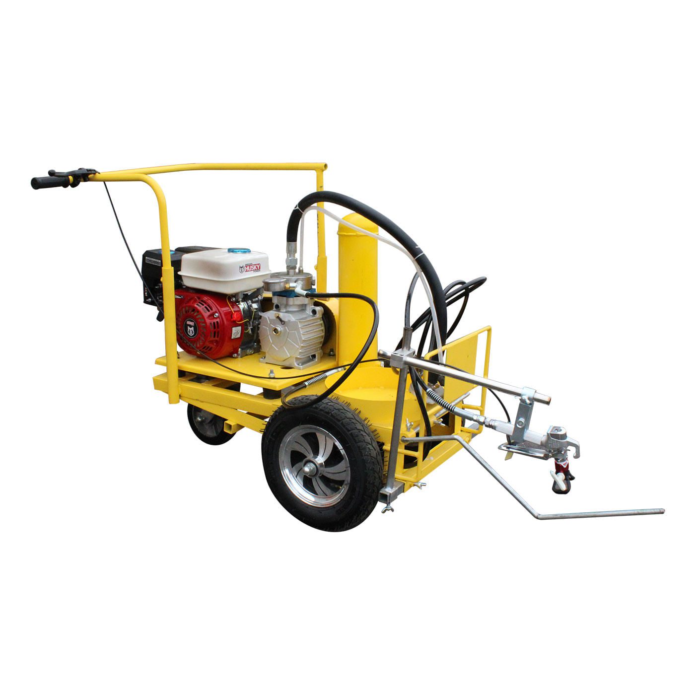 Máquina Pinta Rayas Tdk Machinery Con Motor Husky 6.5 Hp – Hopper-f