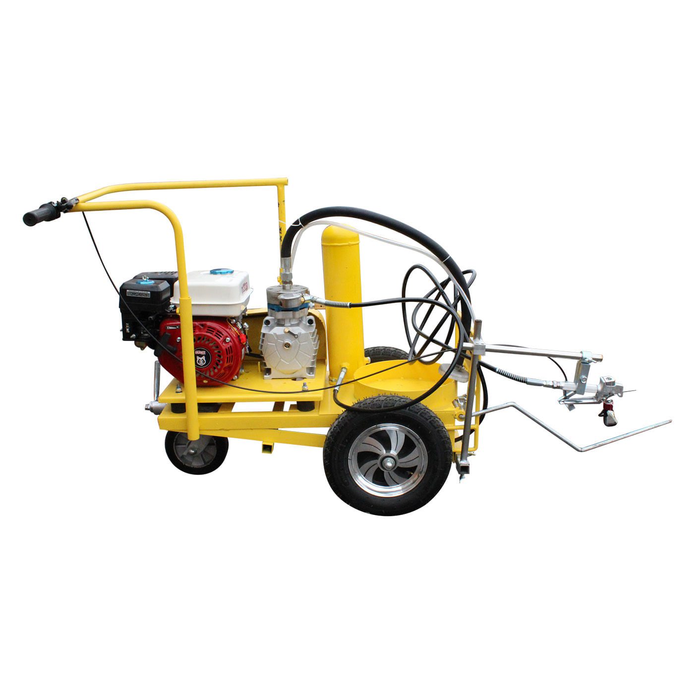 Máquina Pinta Rayas Tdk Machinery Con Motor Husky 6.5 Hp – Hopper-f