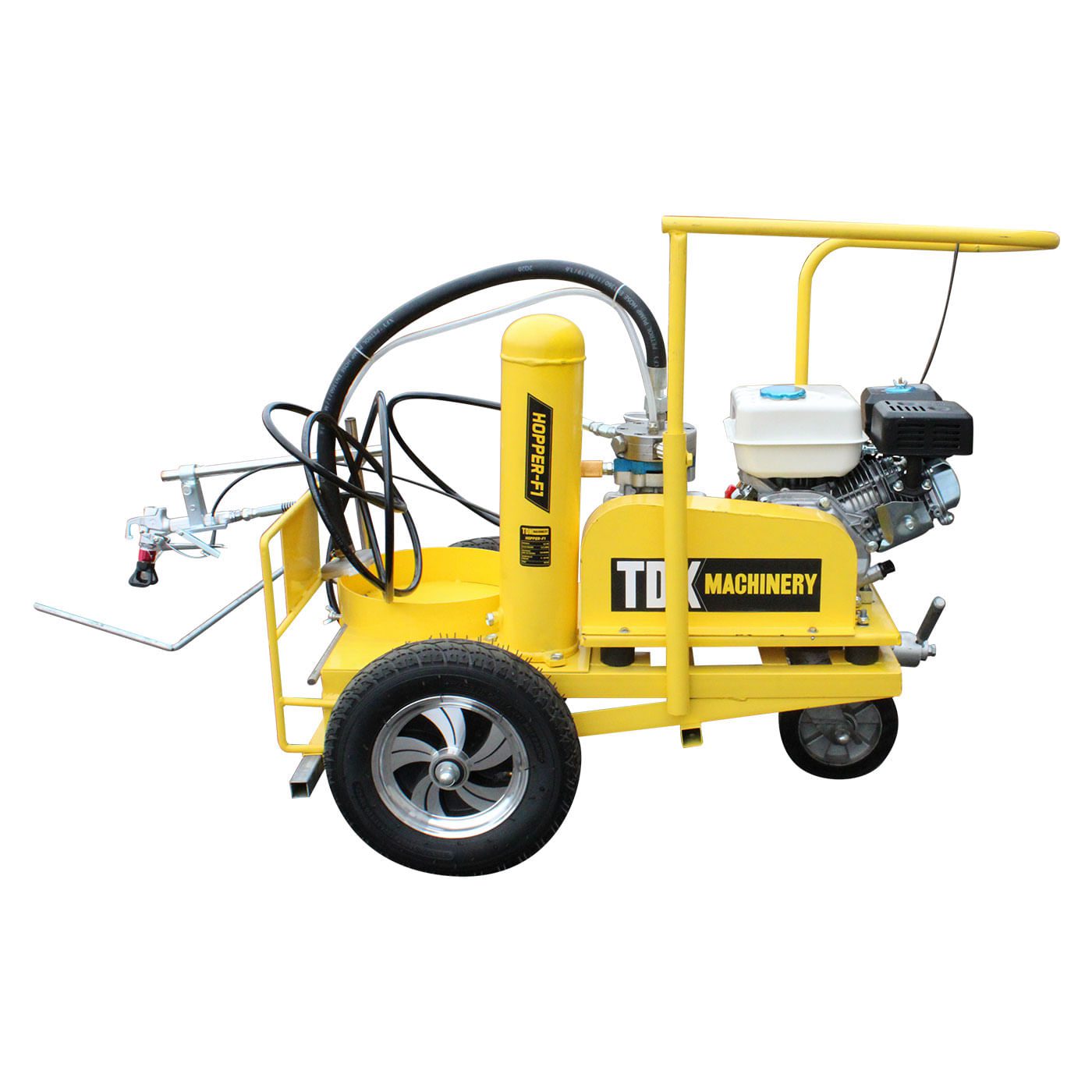 Máquina Pinta Rayas Tdk Machinery Con Motor Husky 6.5 Hp – Hopper-f