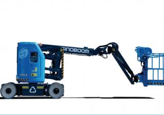 PLATAFORMA ARTICULADA VERTICAL 9.6 METROS ELECTRICA SINOBOOM AB10ERJN