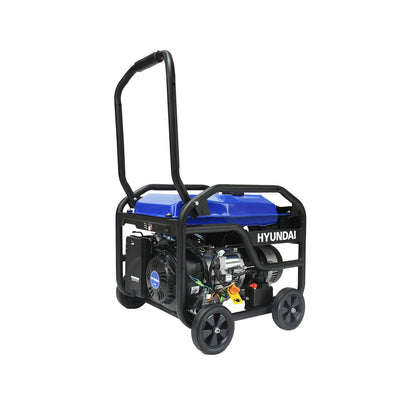Generador a Gasolina Hyundai 6000 Watts Portatil Monofasico 110V - 220V Motor 13.1 Hp HYE6000